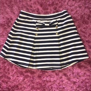 Navy Blue Stripe Skirt by The Children’s Place
